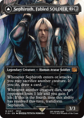 Sephiroth, Fabled SOLDIER // Sephiroth, One-Winged Angel - Borderless - Foil (0317)